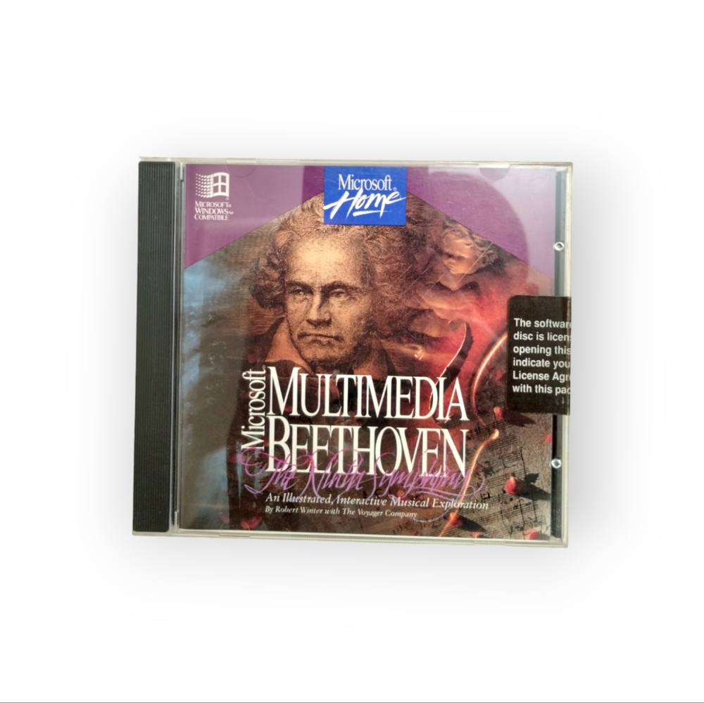 Microsoft Multimedia Beethoven - "The Ninth Symphony" Pre-owned CD